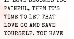 Let You Go "If you love me let me go," the haunting lyrics echoed through the room, the lingering in the air like a