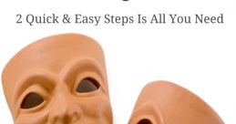 Two theatrical masks representing emotions, illustrating tips to stop feeling bad with simple strategies for emotional wellness.