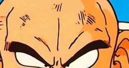 Nappa, the Saiyan warrior, grinning menacingly with a bald head and fierce expression in a vibrant anime setting.