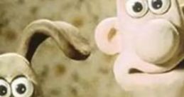 Wallace and Gromit pose together, showcasing their iconic clay-mation style and unique character design.