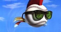 Classic baseball comedy "Major League" poster featuring a quirky baseball character with sunglasses and a colorful mohawk.