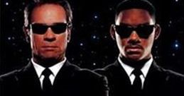 Classic Men in Black poster featuring Mr. Jones and Mr. Smith, iconic agents protecting Earth from alien threats.