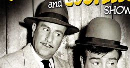 Abbott and Costello in a classic comedic moment from "The Abbott and Costello Show," showcasing their iconic humor.