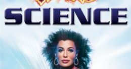 Weird Science" movie poster featuring a beautiful woman flanked by two comedic characters, showcasing the film's unique blend of humor and fantasy.