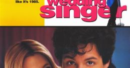 The Wedding Singer" features Adam Sandler and Drew Barrymore in a vibrant, comedic 1980s-themed romance.