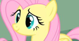 Fluttershy, the gentle yellow pony with pink hair, showcases her kind expression and vibrant personality in nature.