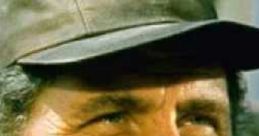 Close-up of a rugged man with a cap, evoking the spirit of Captain Quint from the iconic movie "Jaws.