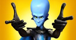 Will Ferrell stars as Megamind, showcasing his iconic blue character against a vibrant yellow background.