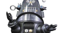 Robby the Robot showcases a classic retro design, featuring detailed features and futuristic elements from sci-fi history.