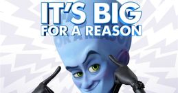 Megamind boasts a witty villain persona, featuring Will Ferrell as the iconic blue-headed character in a vibrant promotional poster.