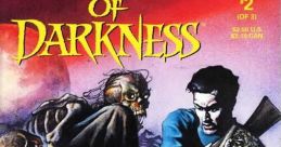 Cover art from "Army of Darkness" comic #2 featuring Ash battling skeletons in a dark atmosphere. Classic horror comic scene.