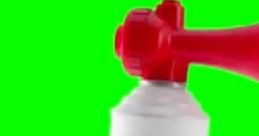 Bright green background with a red air horn, popular in MLG memes and gaming culture for sound effects.