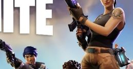 Fortnite characters ready for battle, showcasing unique styles and weapons, highlighting the game's vibrant action and teamwork.