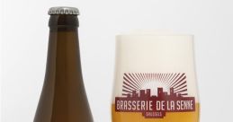 Taras Boulba Extra Hoppy Ale from Brasserie de la Senne, served in a branded glass with a frothy head.