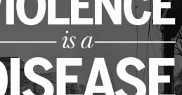 Powerful quote on violence as a disease, emphasizing the need for peaceful solutions, inspired by Game of Thrones themes.