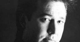 Black and white portrait of Bill Hicks, renowned comedian known for his thought-provoking and often controversial humor.