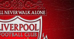 Liverpool F.C. crest featuring the Liver bird, established in 1892, with "You'll Never Walk Alone" motto.