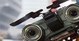 Close-up of a quirky robot from the Short Circuit movie, showcasing its unique design and playful expression in a bustling crowd.