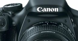 Canon SLR digital camera with an EF-S 18-55mm zoom lens, ideal for photography enthusiasts and beginners.