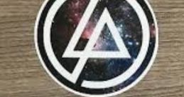 Linkin Park logo and emblem design featuring galaxy effects, perfect for fans of iconic Linkin Park songs and albums.