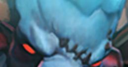 Close-up of Spirit Breaker from Dota, showcasing his fierce expression and distinctive features. Gaming character art.