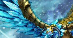 Anivia, the Cryophoenix, emerges with icy wings and a powerful golden armor in a stunning League of Legends scene.