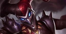 Shaco, the Deceiver from League of Legends, brandishes his dagger with a sinister grin and striking jester attire.