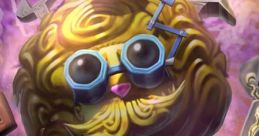 Heimerdinger, the inventive yordle from League of Legends, showcases his unique style with gadgets and quirky glasses.