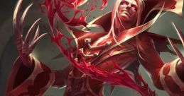 Vladimir from League of Legends unleashes blood magic, showcasing his vampiric powers and dark elegance.