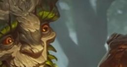 Ivern from League of Legends, featuring his friendly expression and nature-themed design in a mystical forest setting.