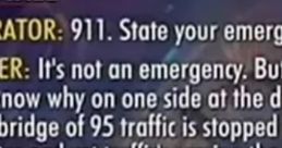 Funny 911 call about a traffic complaint, highlighting humorous misunderstandings on emergency response lines.