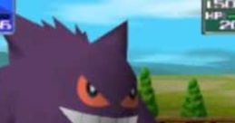 Gengar uses Thunderbolt in Pokémon Stadium, showcasing classic gameplay and intense battles in the arena.