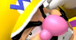 Wario from Mario Kart 7 expresses frustration with his signature yellow cap and vibrant facial features.