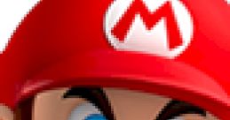 Mario, the iconic character from Mario Kart 7, sporting his signature red hat and mustache, ready to race.