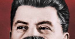 Stalin portrait reimagined, popular in Russian memes, showcasing humor and satire from historical contexts.