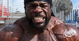 Kali Muscle showcasing impressive muscle definition and intensity during outdoor workout session, embodying fitness motivation.