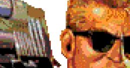 Duke Nukem pointing a gun, showcasing his iconic look from Duke Nukem: Zero Hour, a classic action-adventure video game.