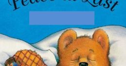 Two cartoon bears sleeping peacefully under a blanket with the title "Peace at Last" above, symbolizing tranquility and comfort.