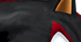 Shadow the Hedgehog showcases his iconic black and red design, symbolizing his complex, mysterious character in Sonic.