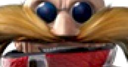 Close-up of Dr. Eggman from Sonic The Hedgehog, featuring his signature red suit and distinctive mustache.