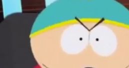 Cartman from South Park expressing frustration, arms crossed, wearing his signature red jacket and blue hat, emphasizing his iconic attitude.