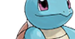 Squirtle from Pokémon Puzzle League, a cute water-type Pokémon with a blue shell and friendly expression.