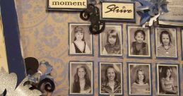 Graduation board featuring candid photos, decorative elements, and inspirational phrases celebrating academic milestones.