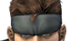 Solid Snake from Super Smash Bros. Brawl, featuring his iconic headband and determined expression, ready for battle.