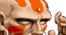 Dhalsim from Super Street Fighter II, showcasing his unique appearance and iconic fighting stance with spiritual elements.