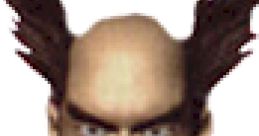 Heihachi Mishima from Tekken 2, featuring his iconic hairstyle and intense expression, ready for battle.