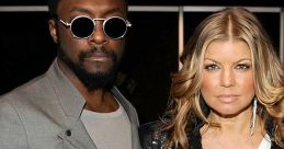 Will.i.am and Fergie of the Black Eyed Peas showcase stylish looks at a public event, exuding confidence and charisma.