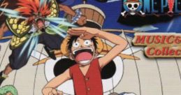 One Piece characters celebrating on their ship, showcasing adventure and camaraderie from the original track series.