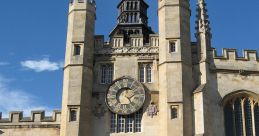 Trinity & St. John’s College Clock, Cambridge Trinity & St. John’s College Clock, Cambridge clips and effects, available