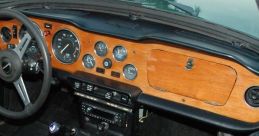 Triumph Tr6 Sports Car, 1971 (Interior) Soundboard